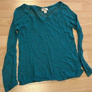 Green Loft Long-sleeve Sweater